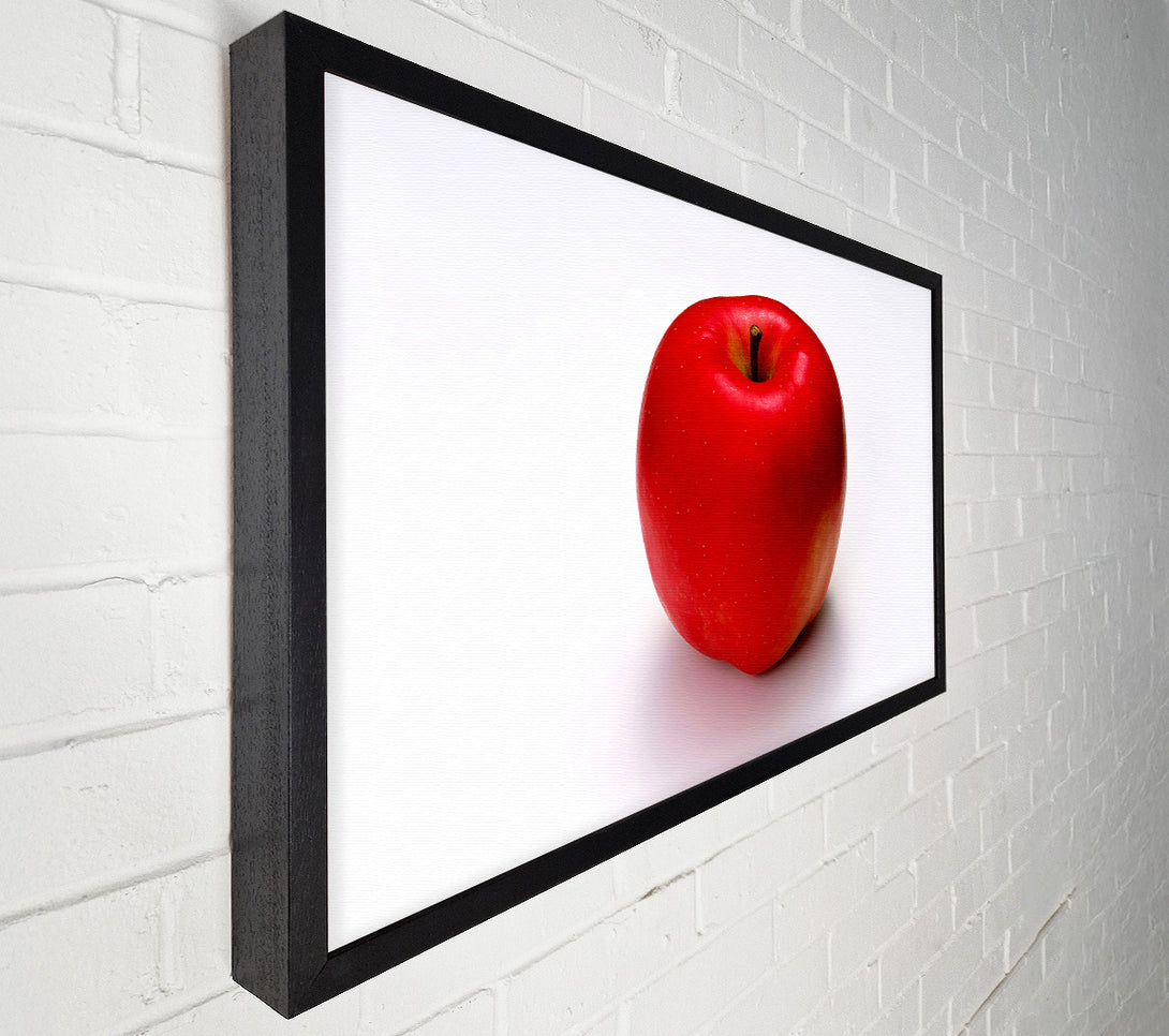  A Canvas Print of Single Red Apple Canvas Art
