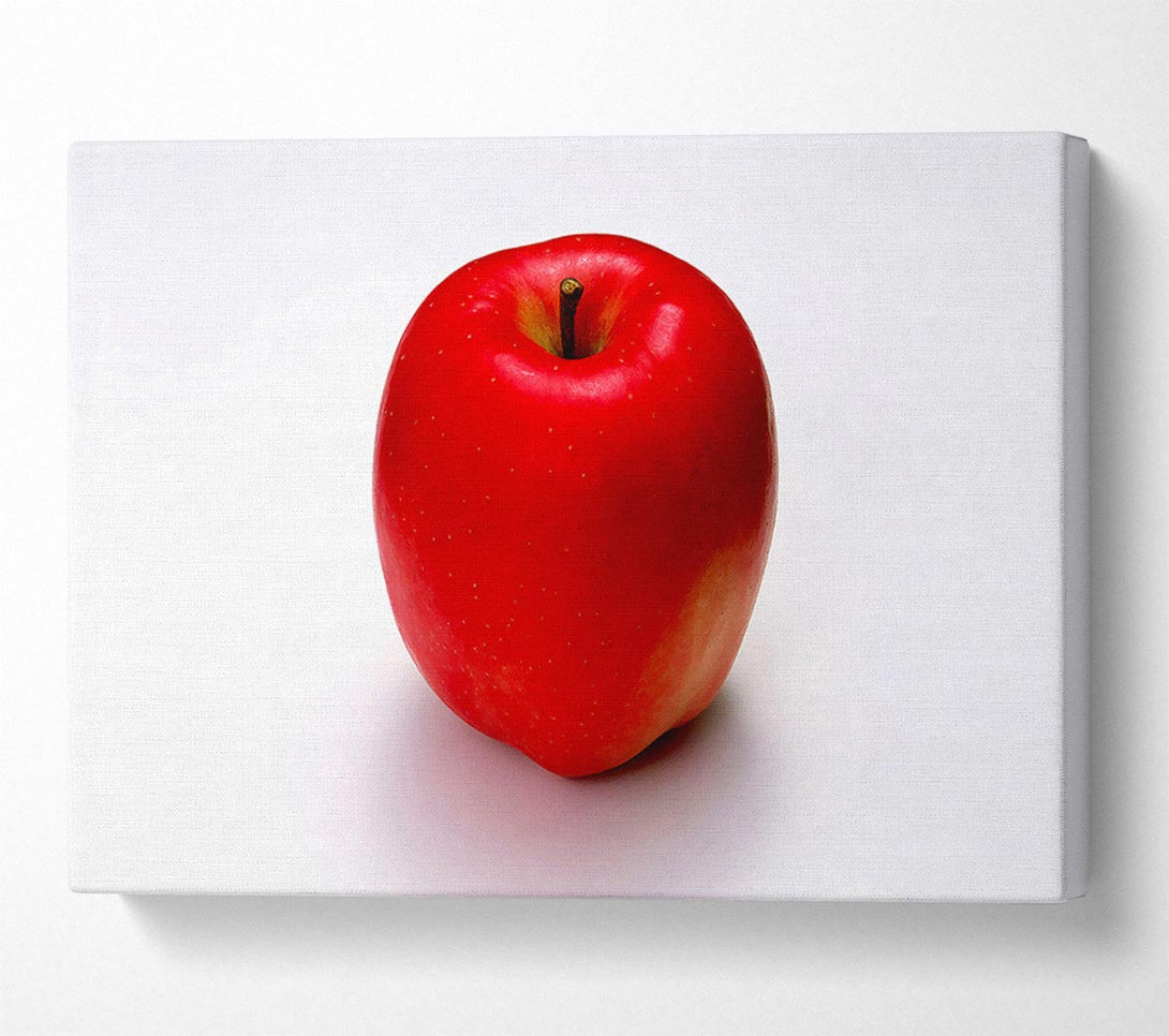  A Canvas Print of Single Red Apple Canvas Art