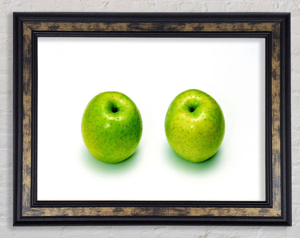Apple Twins Framed Print