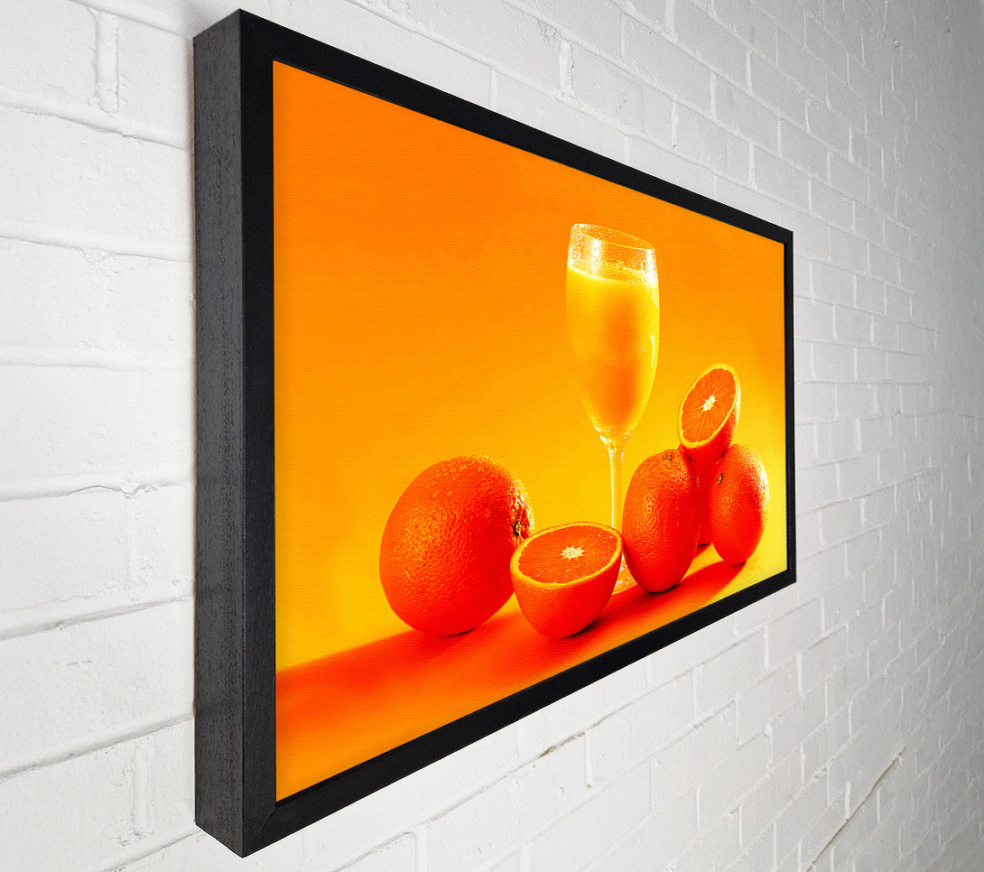  A Canvas Print of Breakfast Juice Canvas Art