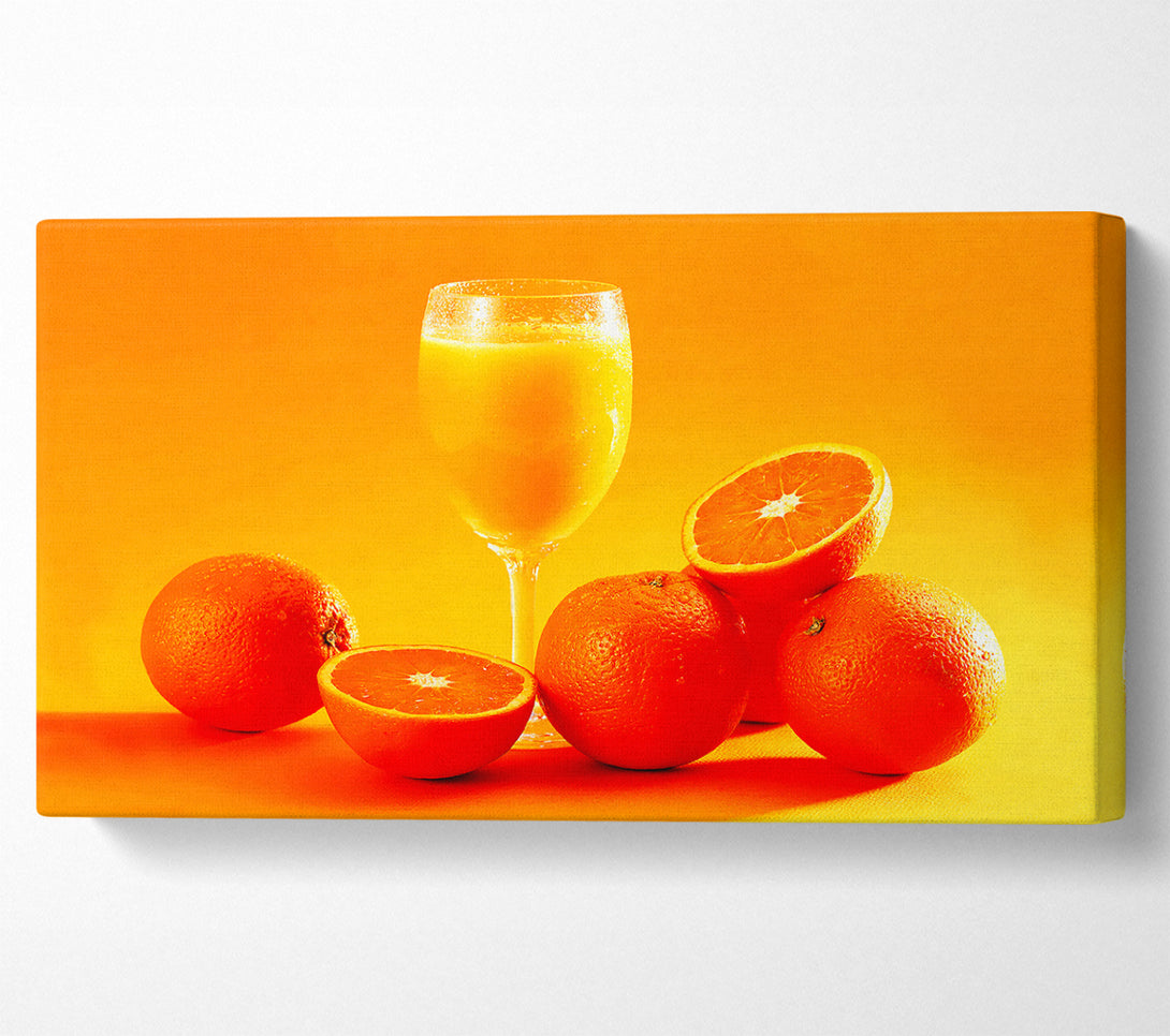  A Canvas Print of Breakfast Juice Canvas Art