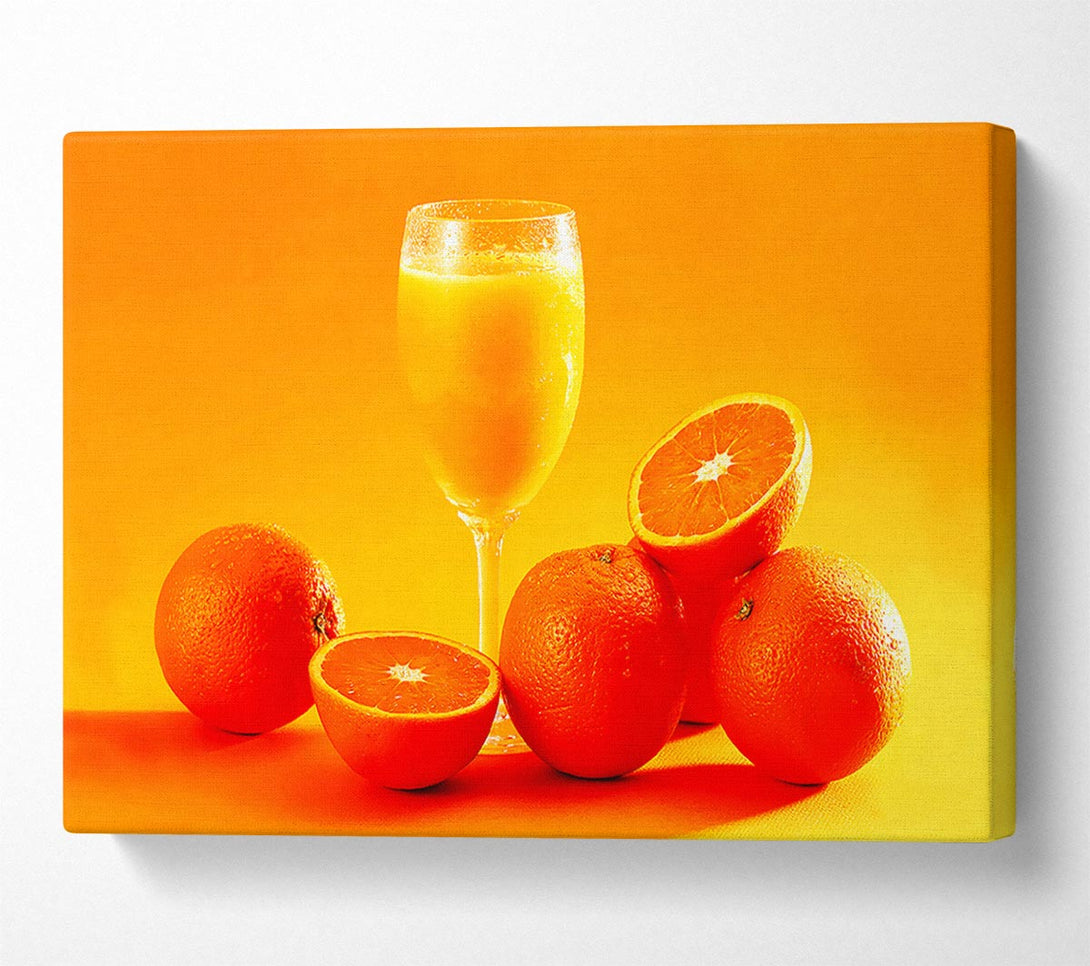  A Canvas Print of Breakfast Juice Canvas Art