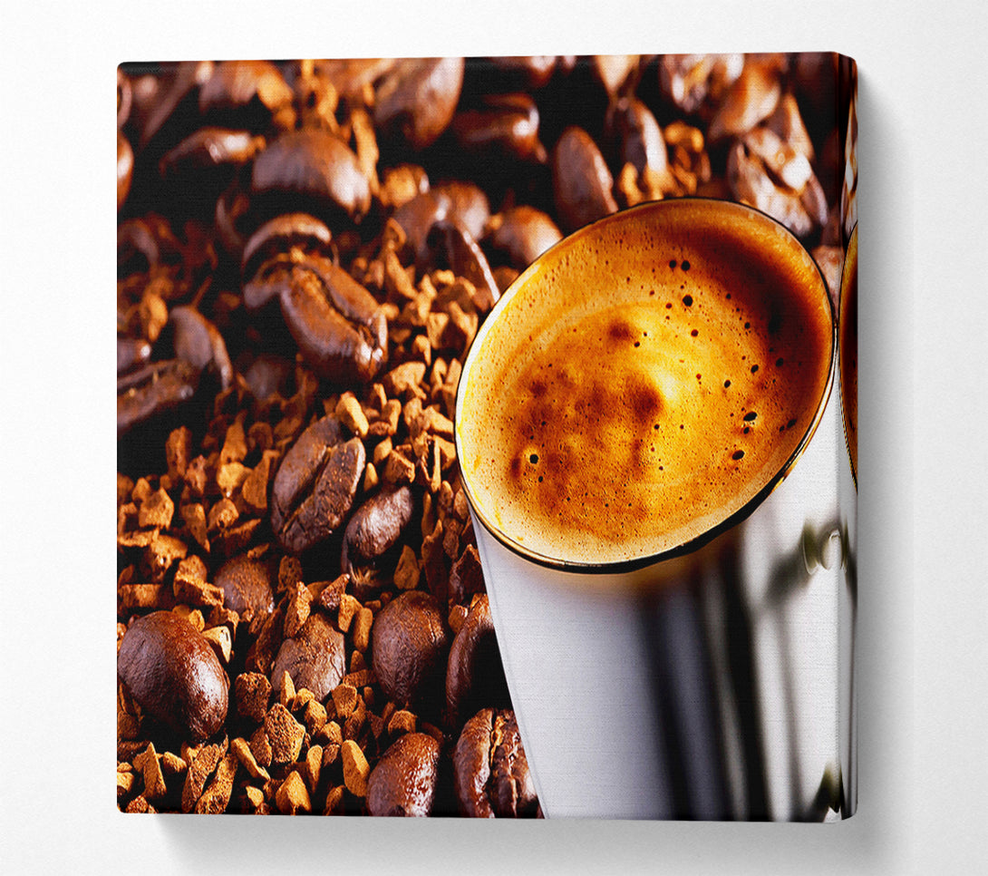  A Canvas Print of Coffee Bean Madness Canvas Print