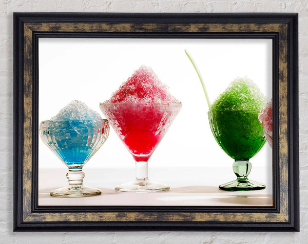 Sorbet Delight Framed Print