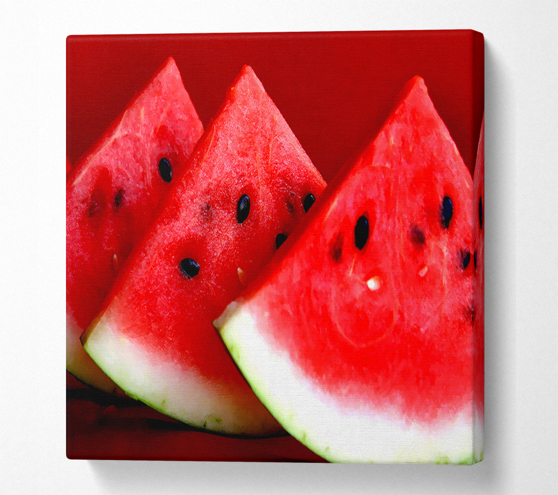  A Canvas Print of Melon Wedges Canvas Wall Art