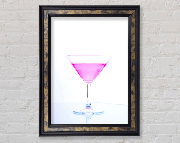 Pink Lagoon Cocktail Framed Print