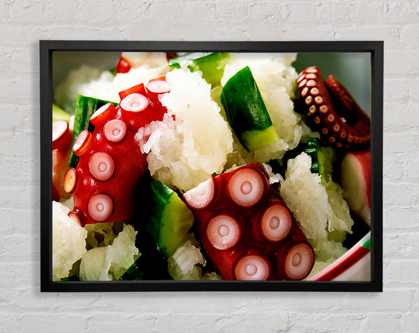 Sushi Salad Framed Print