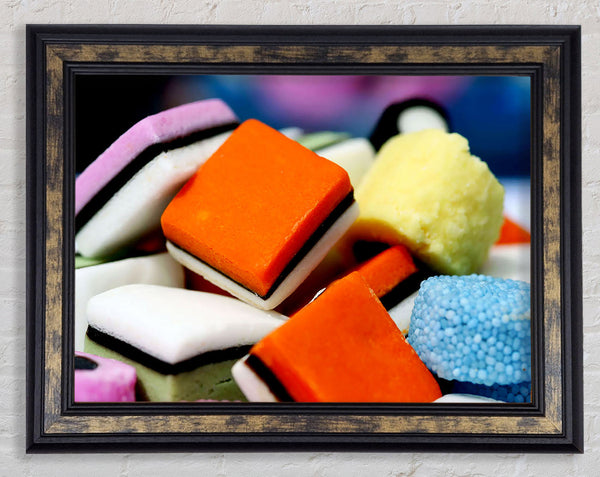 Liquorice Allsorts Framed Print