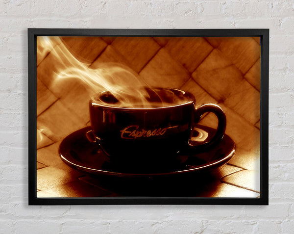 Dampfender Kaffee