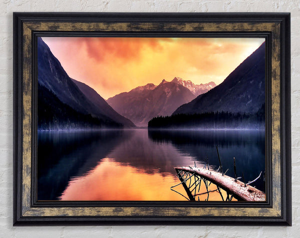 Lake Reflections Framed Print