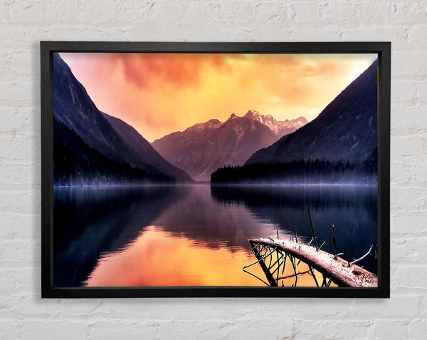 Lake Reflections Framed Print