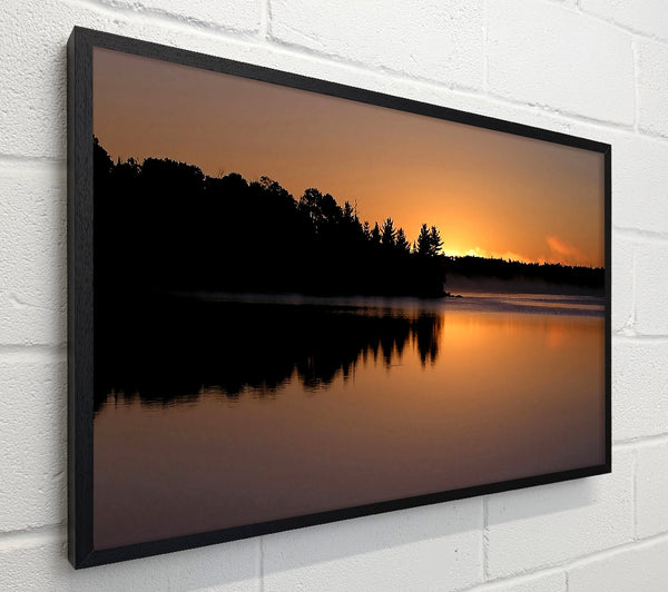 Peaceful Lake At Dusk