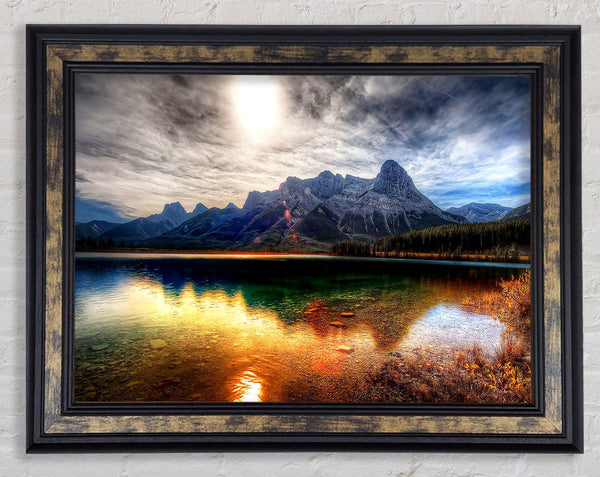 Crystal Clear Lake Framed Print