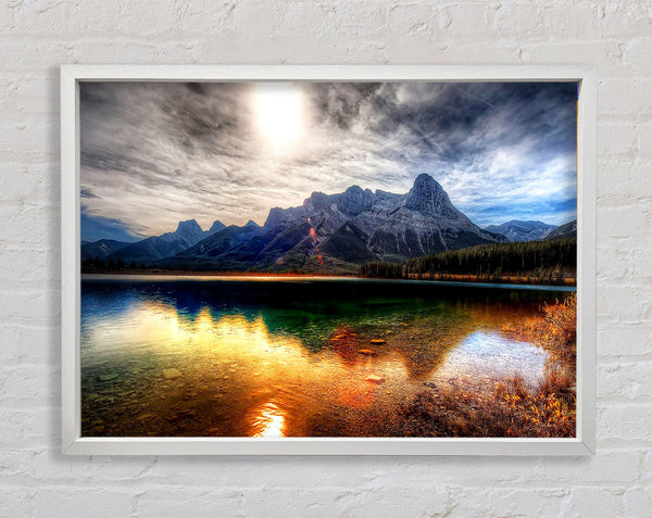 Crystal Clear Lake Framed Print