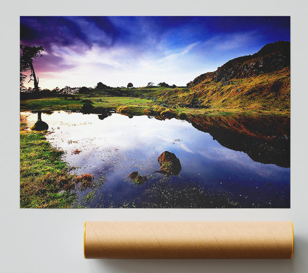 In The Scottish Highlands Poster