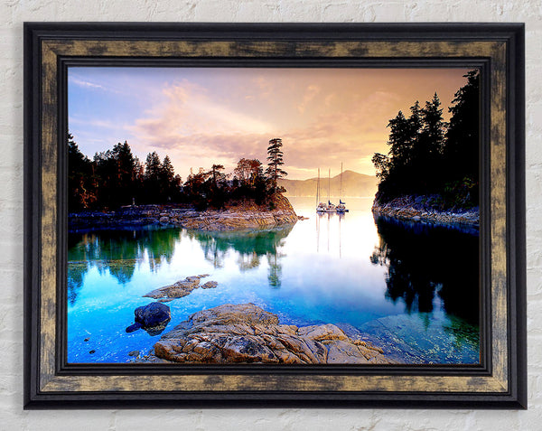 Curme Islands Framed Print