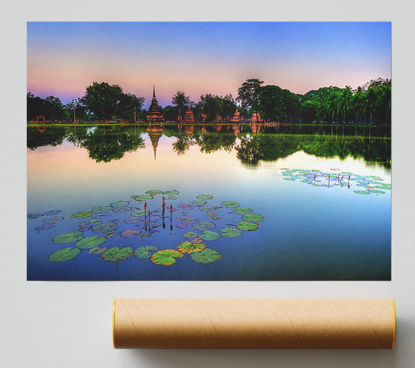 Sukhothai Historical Park Thailand Print