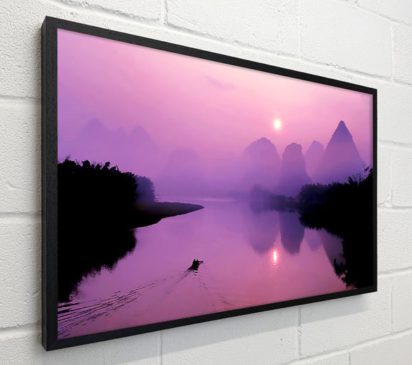 Pink Blue Paradise Lake