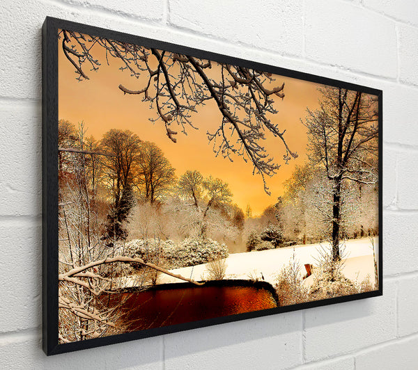 Winter Lake Paradise