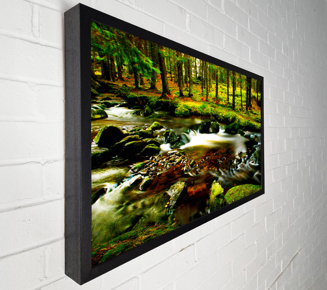  A Canvas Print of The Stream In Flow Canvas Print