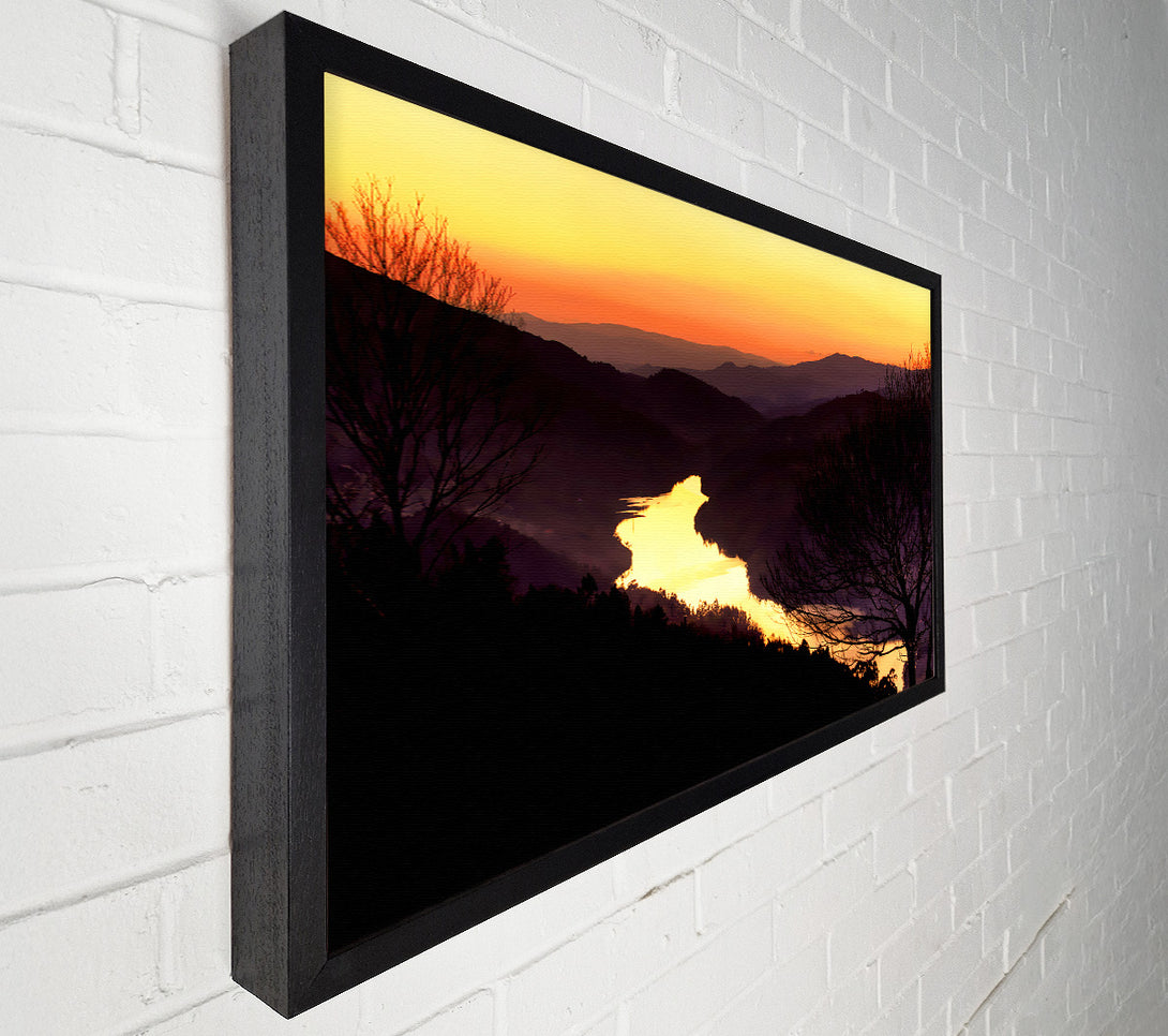  A Canvas Print of The Mountain River Canvas Art