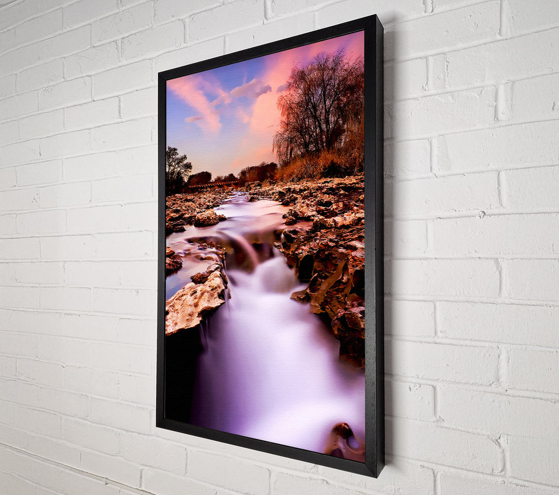  A Canvas Print of The Stunning Misty Rocks Canvas Wall Art