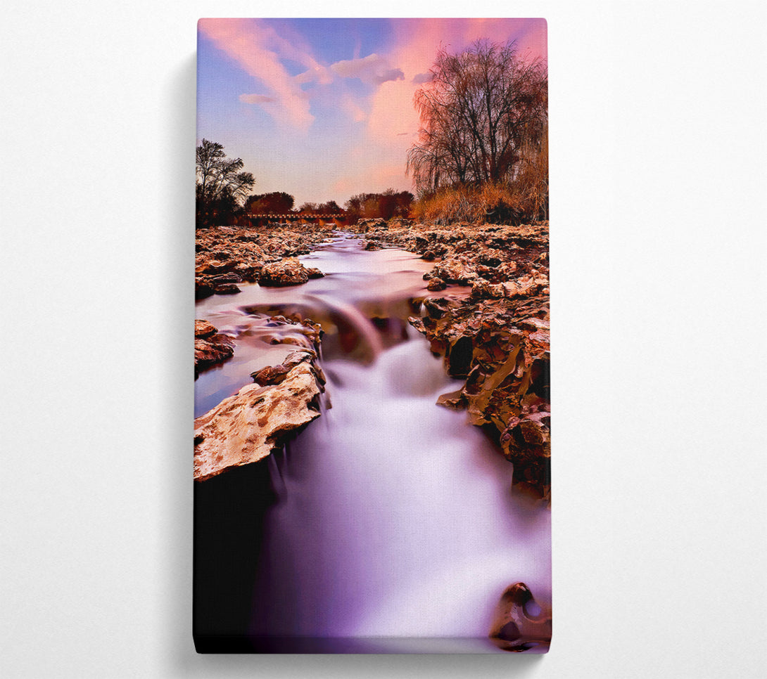  A Canvas Print of The Stunning Misty Rocks Canvas Wall Art
