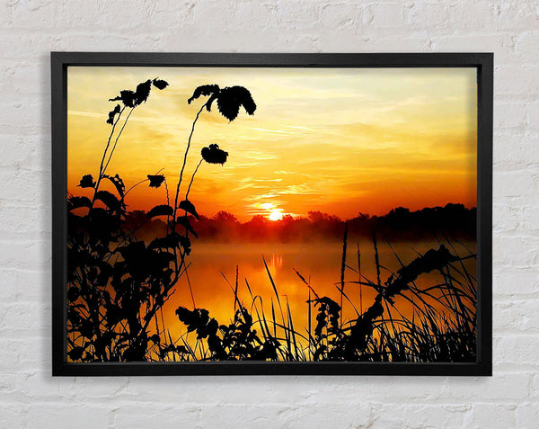 Sonnenuntergang See
