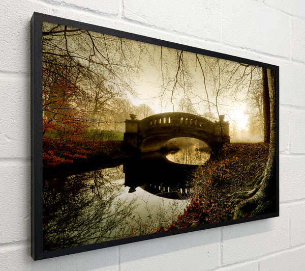 The Misty Autumn Bridge
