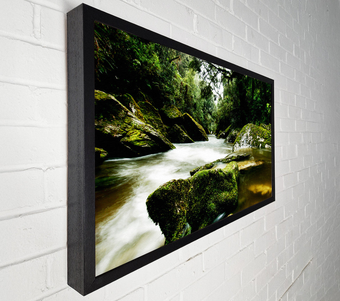  A Canvas Print of The River Flow Canvas Wall Art