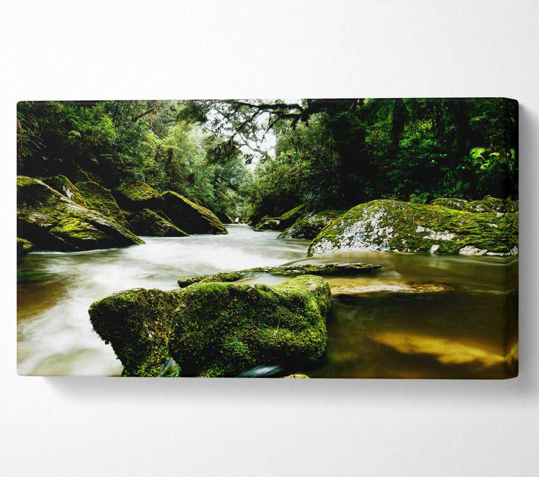  A Canvas Print of The River Flow Canvas Wall Art