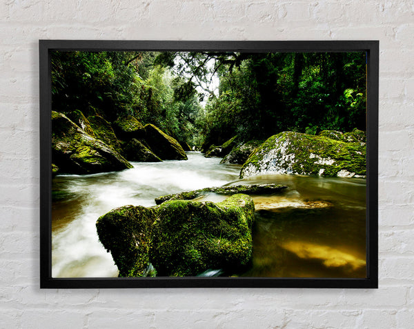 The River Flow Framed Print