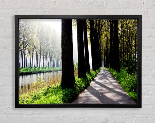 The River Pass Framed Print