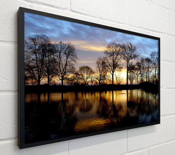 Woodland Lake At First Light