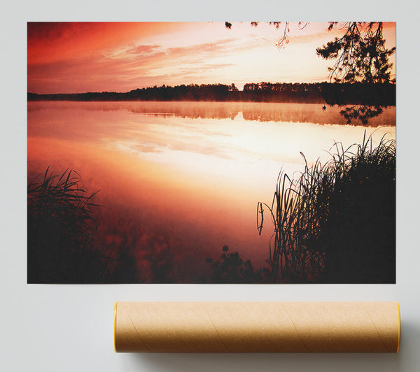 Pink River Light Giclee Print
