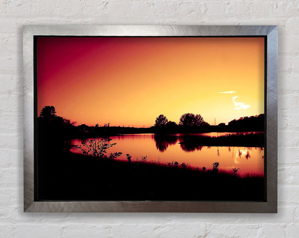 See bei Sonnenuntergang