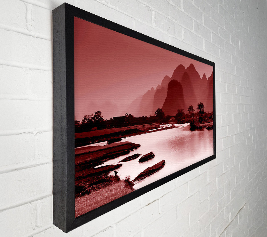  A Canvas Print of Red Mountain Paradise Canvas Print