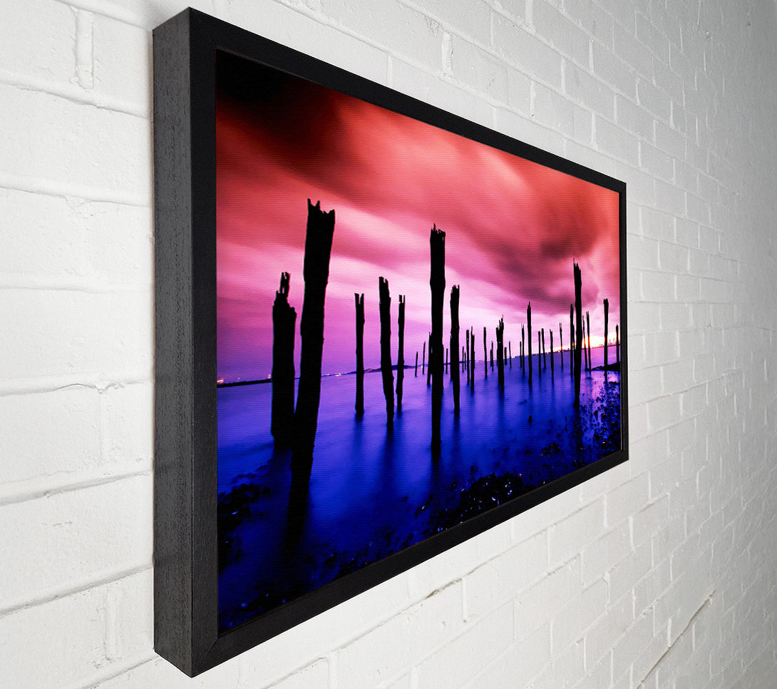  A Canvas Print of Surreal Lake Skies Canvas Art