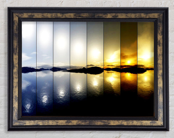 Lights Of The River Framed Print