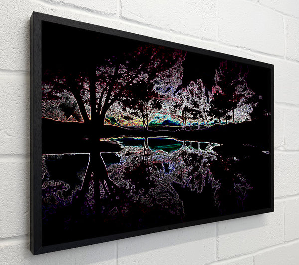 Abstract Neon Landscape 13