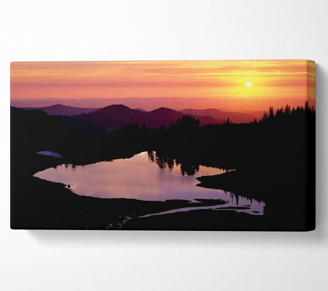  A Canvas Print of The River Sleeps Canvas Art