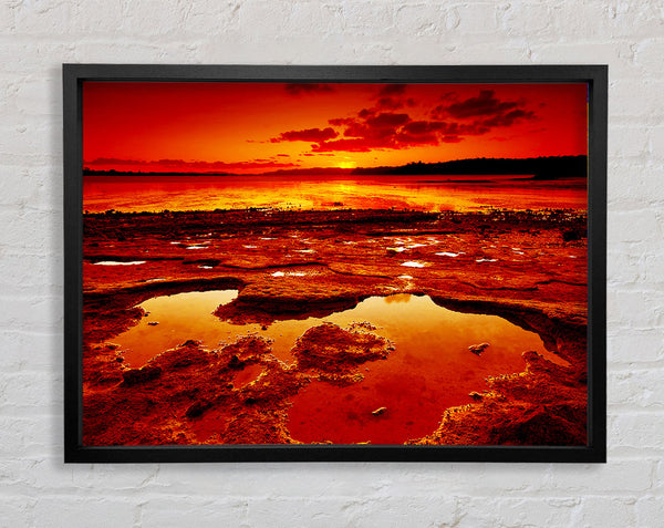 Atemberaubende Orange Water Bay