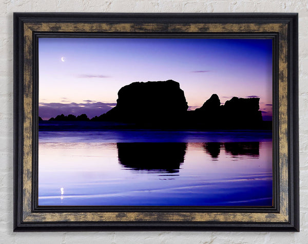 Still Water Reflection Framed Print