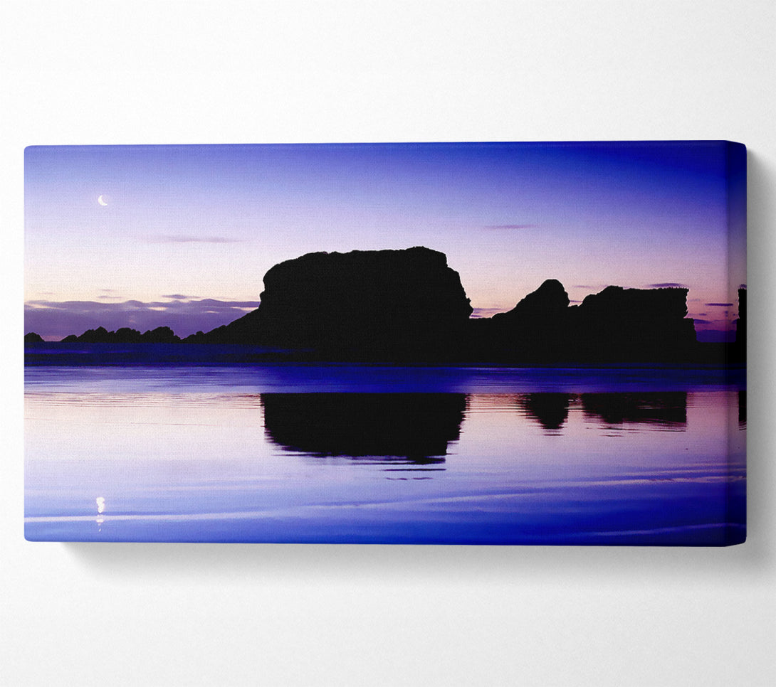  A Canvas Print of Still Water Reflection Canvas Art