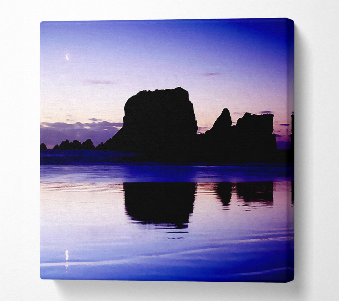  A Canvas Print of Still Water Reflection Canvas Art