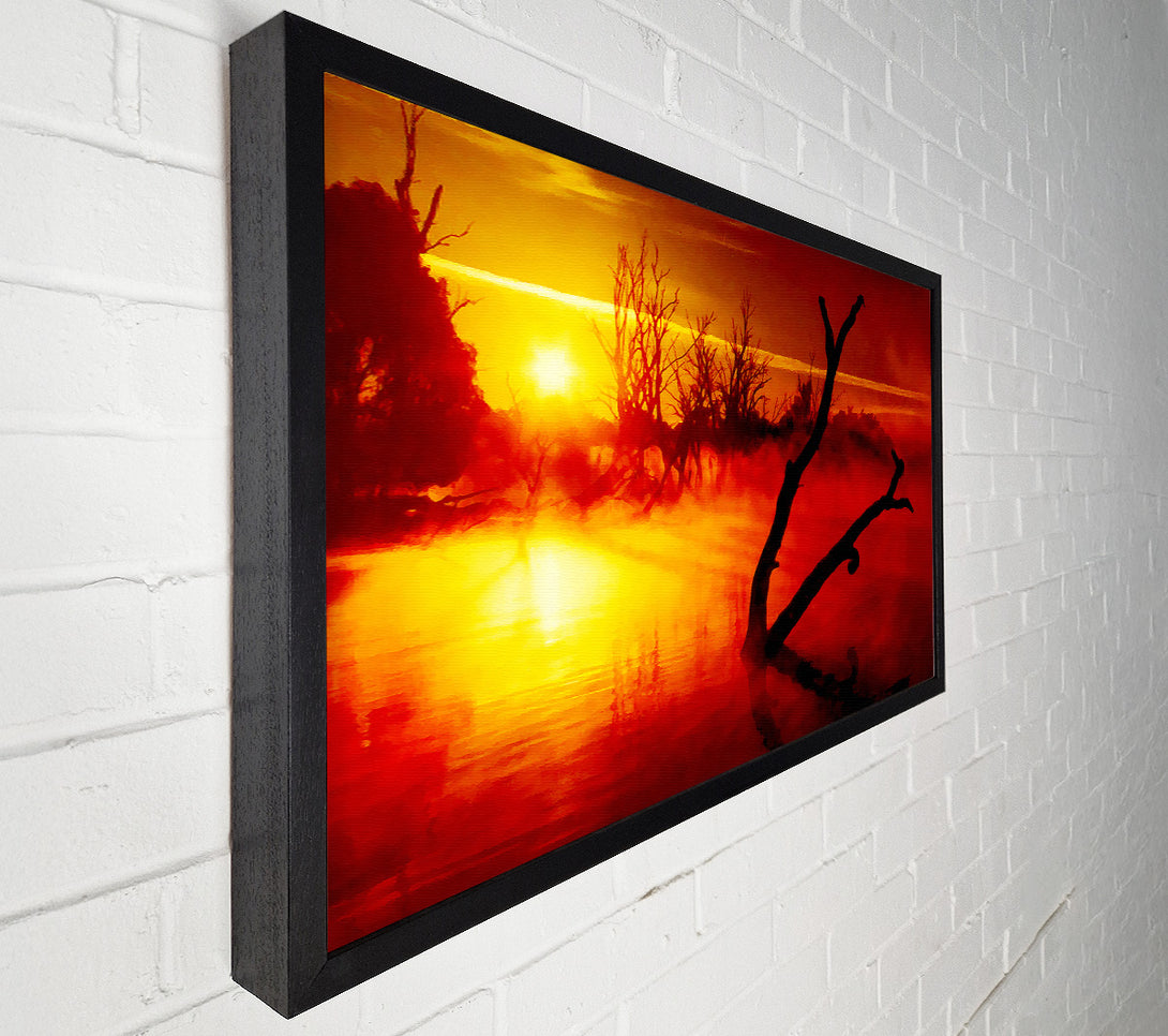  A Canvas Print of Red Morning Dream Canvas Print