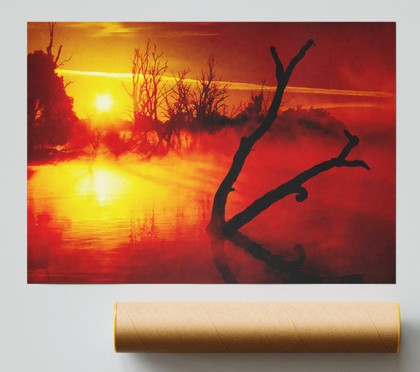 Red Morning Dream Giclee Print