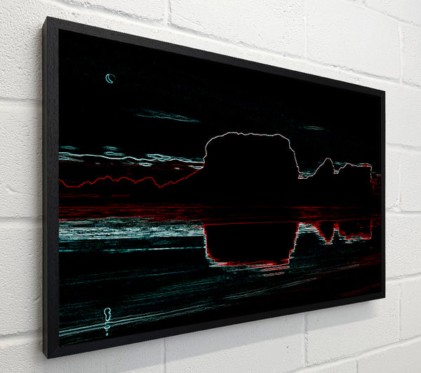 Abstract Neon Landscape 06