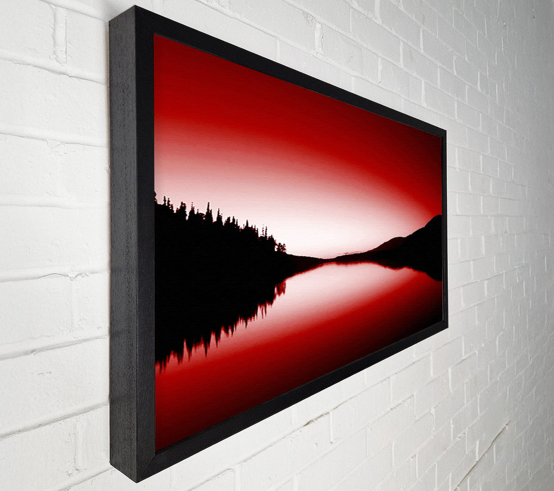  A Canvas Print of The Red Loch Canvas Print