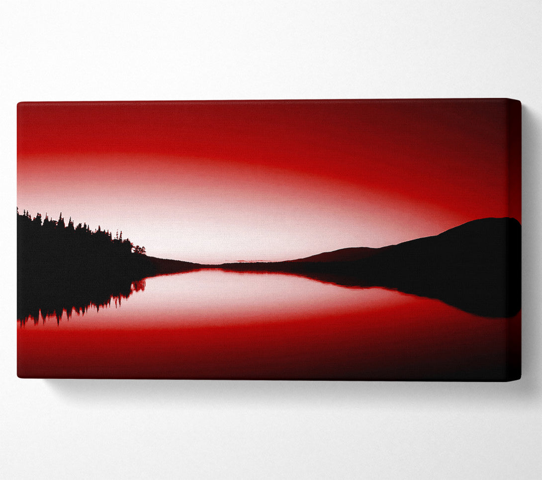  A Canvas Print of The Red Loch Canvas Print